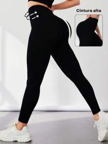 Calça Legging Básica Tecido Suplex Cintura Alta Conforto Total