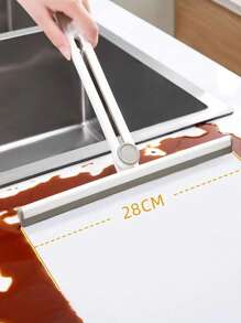 1 件可折叠刮刀清洁刮水器淋浴刮刀玻璃清洁地板窗户玻璃清洁工具家用玻璃刮水器，可折叠玻璃清洁刷 180 度可旋转硅胶玻璃刮刀适用于窗户镜子地板家庭清洁工具，家用多功能窗户清洁器浴室台面刮水器马桶旋转折叠玻璃刮刀家居浴室装饰返校 - 彩色 - 查看 11