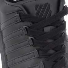 Shoe Last: Round Material: Leather Sole Material: Synthetic Lining Material: Textile Insole Material: Textile Cut Type: Lace-Up Color: Black - Black - View 6