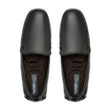 Men's Classic Moccasin Slip-On Shoe - 黑色 - 查看 4