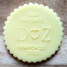 用 2 块饼干定制文字蛋糕装饰万圣节和圣诞节 DIY 切刀糖蛋糕模板婚礼粘土翻糖压花器名字蛋糕模具手工饼干/饼干压花器印章