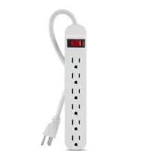 Enchufe de corriente doméstica de 6 puertos, apariencia simple, atmósfera, fácil de llevar - Ver 1