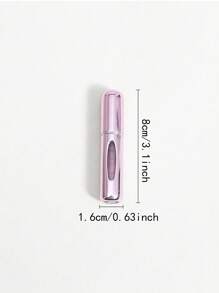 1 pieza Botella de perfume portátil y recargable de alta gama, recipiente de vidrio vacío para descarga, frasco de perfume - Multicolor - Ver 2