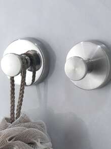 Stainless Steel Vacuum Suction Cup Hooks, Multifunctional Damage-Free Reusable Bathroom Hooks - Multicolor - View 3