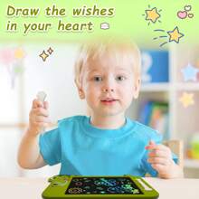 适合男孩女孩的液晶书写板，10.5 英寸绘图板，适合男孩女孩的圣诞生日礼物，涂鸦板可爱恐龙，适合男孩女孩的绘图板 4 5 6 7 8 9 10 11 12 岁 - 彩色 - 查看 7
