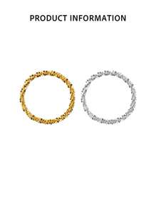 1 PC S925 Sterling Silver Sparkling Foot Ring, Sparkling Milky Way Beach Foot Ring For Women, Starry Sky Circle Toe Ring The Best Gift For Girlfriend, Mother, Sisters - Toe Rings - View 10