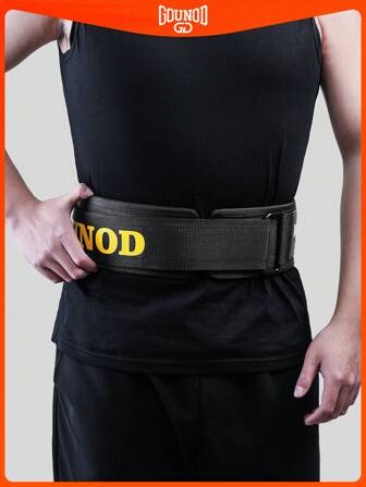 GOUNOD 1 件可调节 EVA 举重腰带，适用于健身房健身背部保护双层腰部支撑带健身房配件