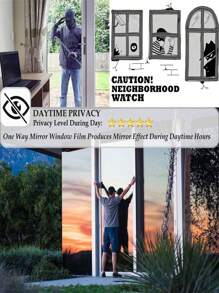 1 Roll Premium Heat Control Window Film For Home & Office - UV Blocking, Privacy Protection, Anti-Glare, Self Adhesive, Easy Install - Frosted Decorative Film For Bathroom, Living Room, Glass Doors