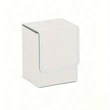 1pc - High End Stacked Card Vertical Storage Box High End PU Multi-Color Fabric Board Game 100 Card Capacity Card Storage Box Card Game Storage Stacked Storage Box Storage Bag