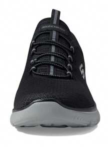 Skechers Men's Summits High Range Hands Free Slip-In Sneaker, Black - Black - View 7