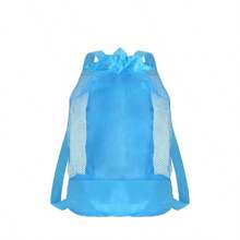 1 Pc Seashell Pattern Large Capacity Backpack Tote Bag For Beach