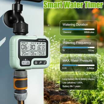 Super Timing System Outlet Water Timer Precisely Watering Up Outdoor Automatic Irrigation Fully Adjustable Program