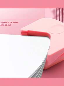 Flipchart Curved Photo Cutter,R4 Corner Punch Portable Paper Cutting Tool For Cards, Photo Cutting , DIY Craft Scrapbooking Tool, Corner Rounder, R4 Round Corner Cutter, Small Round Cutter, Chamfering Tool - Multicolor - View 3