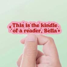 Reader Bella Sticker, Booktok, Twilight, Bookish Sticker, Kindle Sticker, For Water Bottles, Laptops, Phone Cases, Decor, Journaling, Scrapbooking - Pink - View 3