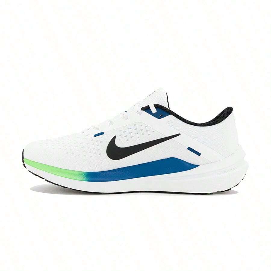 Nike 男士专业跑鞋，舒适又时尚 - 藍白色 - 查看 1
