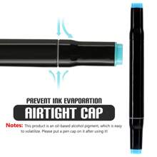 80 色永久性艺术马克笔双头马克笔宽头黑色动画设计用于绘画着色带黑色袋子回到学校