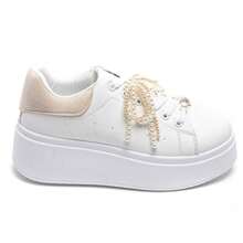 Women's Casual Sports Shoes, Minimalist And Fashionable, Suitable For Daily Wear - Beige - View 2