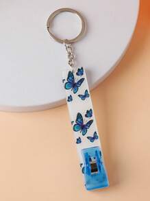 1 Pc Ladies Spike Card Holder Anti-Touch, ATM Contactless Card Grabber Keychain Pendant Functional Women Bag Pendant Accessories, Different Patterns, Pointed Credit Card Grabber, Acrylic Debit Card Bank Card Puller Keychain, DIY Keychain Bag Pendant For Girls Women Cute Plastic Atm Card Holder