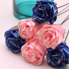 Paquete de 2 piezas de cinta dorada de 4 cm de ancho y 21 m de largo, para manualidades en ramos de rosas, decoración de tartas y cajas de regalo, decoración de bodas, cinta de satén