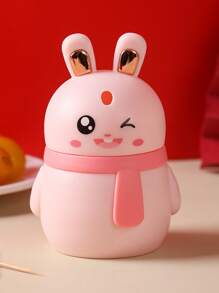 1-3pcs Cartoon Rabbit Toothpick Holders, Household Press Type Toothpick Dispenser, New Fashionable Rabbit Style Toothpick Bottle, High-End Creative Household Toothpick Canister With Press Dispenser Travel Essentials Travel Accessories Travel Must Haves