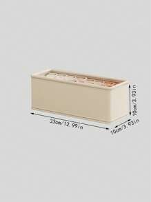1pc Oxford Cloth Transparent Window Lidded Clothes Storage Box, Fabric Organizer Box, Large Size For Home, Balcony - Multicolor - View 10