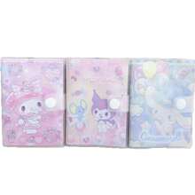 Sanrio 1 szt. Sanrio Plastikowy zestaw bardzo atrakcyjnych notatek papierniczych, pozioma linia do klasy, strona wewnętrzna, notatnik, mini kieszonkowy notes, losowy styl