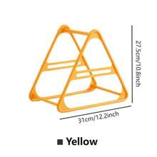 1pc No-Drill Balcony Clothes Storage Rack, Removable Laundry Machine Desk Top Organizer Stand - Multicolor - View 6