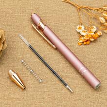 1/5/10/20pcs Personalized Pens, Custom Logo & Name Engraving, Touchscreen Compatible, Suitable For Birthday Party, Graduation Ceremony, Teacher Appreciation Gift, Wedding, Back To School Personalized Gift, School Office Supplies - A - View 3