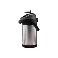Distributeur de boissons isotherme 3L, pompe à air, carafe isotherme à double paroi, intérieur en acier inoxydable, extérieur en plastique, thème de l'espace, carafe multifonction pour boissons chaudes et froides pour la maison et le bureau