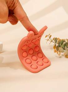 Silicone Bunny-Shaped Chewable Teething Toys, Pressable Bunny Teethers, Suitable For Soft Teething Toys For Both Boys And Girls.