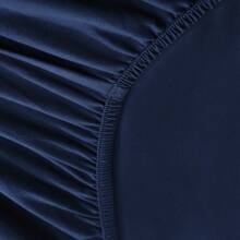 Luxurious And Breathable Bedding Set Includes 1 Durable Duvet Cover, 1 Soft Fitted Sheet And 1/2 Pillowcases - Ultra-Soft Cotton That Is Wrinkle-Resistant, Hypoallergenic And Easy To Care For. - Xanh đậm - Xem 7