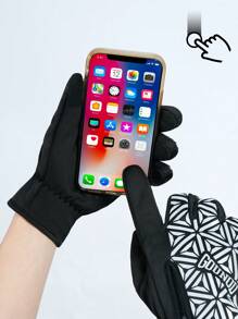 GOUNOD 1 双带屏触感的骑行手套，男女皆宜，抓握力极佳，轻便的健身手套，适合举重、骑行、锻炼、训练、引体向上和健身。