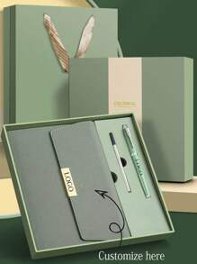 1 set gepersonaliseerd 3-voudig zakelijk notitieboek/balpen, modieuze creatieve notitieboek/pen geschenkdoosset, A5 vergaderagenda met positioneringsbladwijzer, hoogwaardig studentendagboek, kleurrijk, schattig, vintage, cartoon, kawaii, aangepast, gepersonaliseerd, uniek, aangepast, werknemers, klanten, studenten, voor zaken/werk/kantoor, voor school, schoolbenodigdheden, terug naar school, voor kantoor, voor school, voor klaslokaal, voor leraren cadeaus, voor universiteit, voor collega's, voor slaapzalen, voor leraren, voor jongens en meisjes, voor tieners, middelbare scholieren, middelbare scholieren, middelbare scholieren, hogeschoolstudenten, universiteitsstudenten, eerstejaars, tweedejaars, onderbouwstudenten