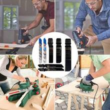 Juego de hojas de sierra de calar de 20 piezas, árbol en HCS, hojas de sierra de calar surtidas para madera, plástico y Metal, cuchillas de corte para Black & Decker Metabo KWVW - 20 piezas - Ver 3