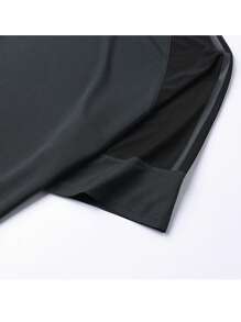 2025 Men's Quick-Drying Running T-Shirt, Ideal For Summer Outdoor Activities, Fitness, And Gym Workouts. It Features Breathable, Sweat-Wicking Fabric, A Street Fashion Design, High-Performance Material, UV Protection, A Lightweight And Comfortable Fit, And Is An Elastic, Cool-Touch, Quick-Drying Patterned T-Shirt. - Black - View 8