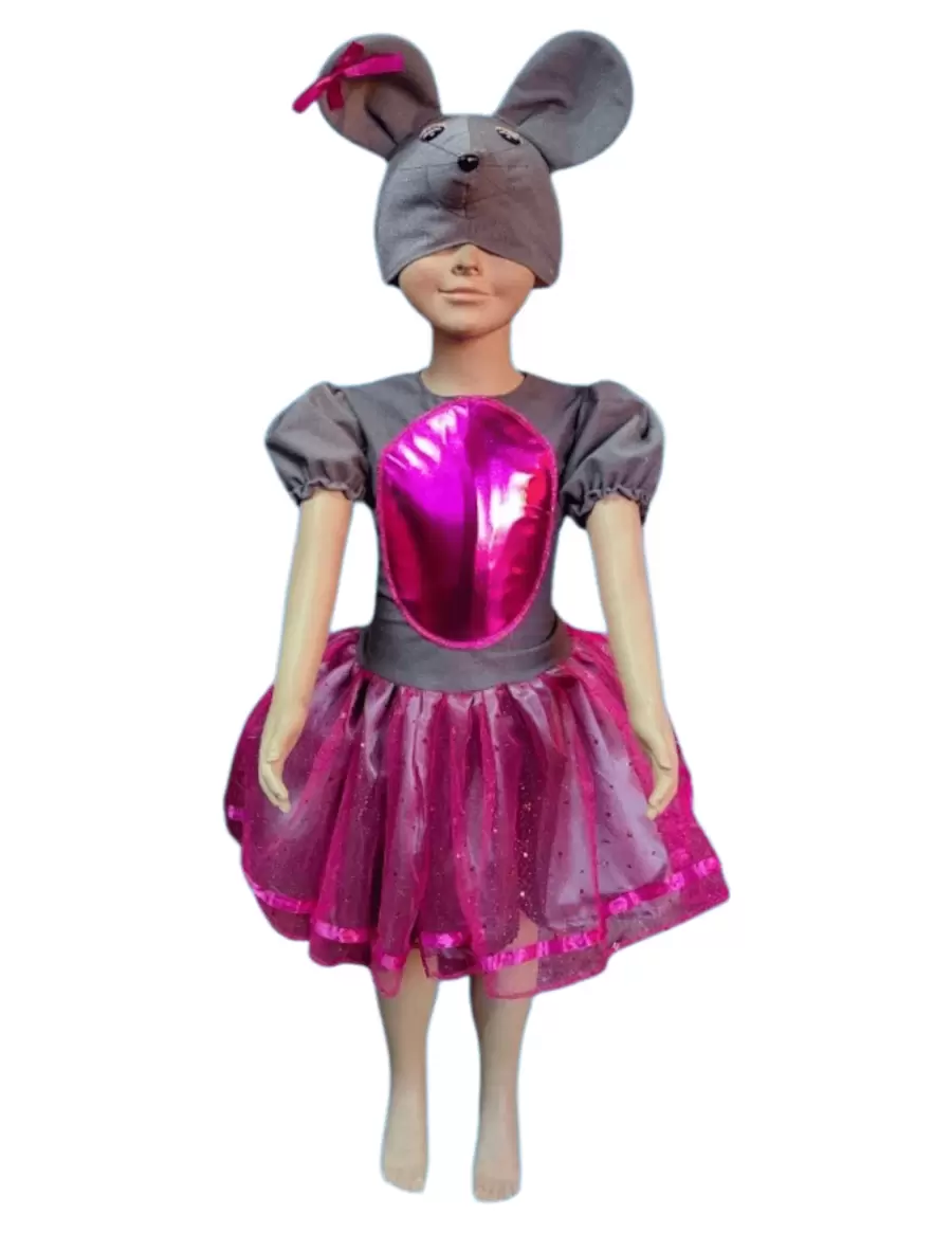 Disfraz Ratona Infantil Festival Primavera Carnaval Escuela - Multicolor - Ver 1