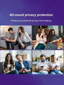 1 件隐私屏幕保护膜适用于 17/17 Air/17 Pro/17 Pro Max 11 12 13 14 15 16 Pro Max 16e 12mini 13mini 7 8 SE2 X Xs Xr XsMax 6 6S Plus 防窥钢化玻璃膜防刮擦无气泡 - 黑色 - 查看 4