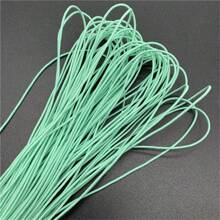 21yards/Lot 1mm Strong Round Elastic Ribbon Sewing Elastic Band Fiat Rubber Band For Waist Band Stretch Rope DIY Mask Lanyard