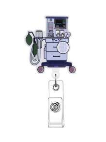 1pc Badge Reels Retractable Rotating Easy Pull Clip Badge Holders, ID Badge Holders Retractable With Clip, Cute Nurse Doctor Badge Reel For Student Meeting School Office,School Supplies,Back To School - one-size - View 10