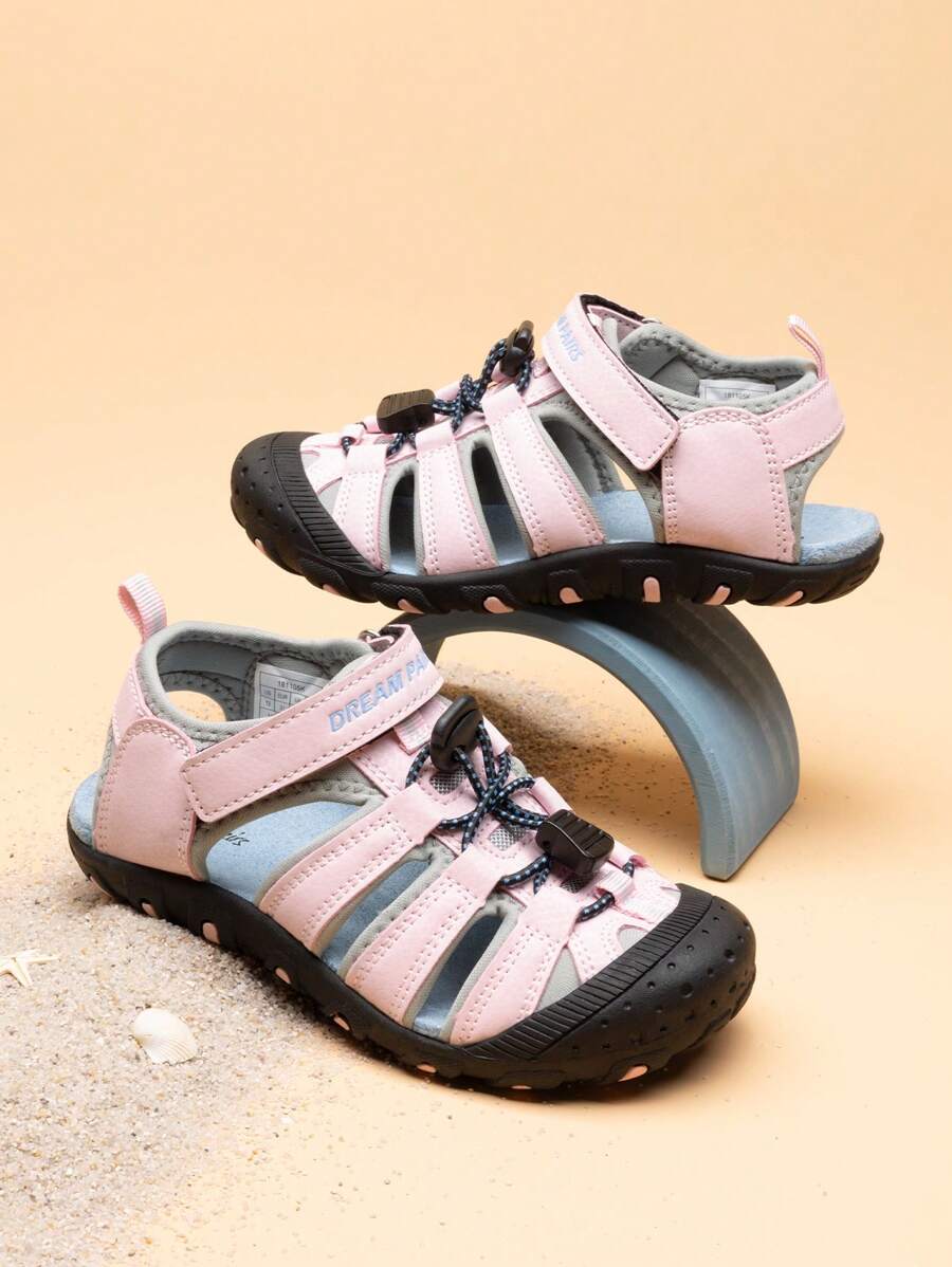 Boys Girls Closed-Toe Outdoor Summer Sport Sandals(Toddler/Little Kid/Big Kid) - 粉色 - 查看 1