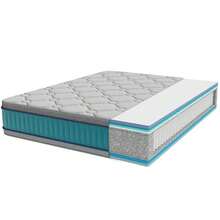 Cecotec Matelas 8990Hybrid 110 x 200 Multi Couche, Springcore et Viscoélastique Core Spring, 32 cm Hauteur, Firmosité Moyenne Élevée, Séparatemuv & Breathsoft + - Multicolore - Voir 4