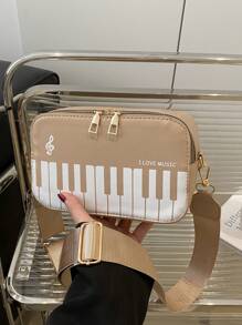 1pc Piano-Shaped Large Capacity Makeup Organizer, Suitable For Storing Daily Cosmetics