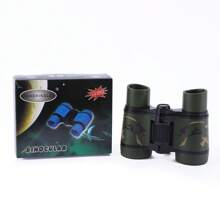 1PC 4X30 Camouflage Binoculars, Compact Foldable Binoculars, Shock Proof Dark Green With Neck Strap, Suitable For Bird Watching, Hunting, Hiking, Camping, Concerts, Theater, Boating, Sports Events And Educational Trips. ⭐Suitable Only For Amateur Hobbies And Daily Entertainment.