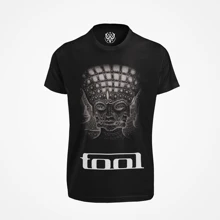 Black Wear Print T-Shirt, ROCK. TOOL BAND 10000 DAYS - 黑色 - 查看 1