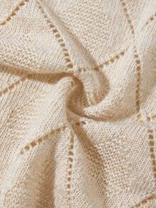 1 件装羊毛婴儿襁褓毯，带钻石和心形图案，适合所有季节