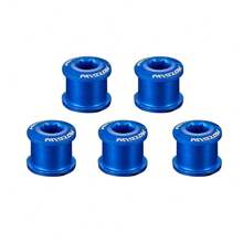 MOTSUV 5pcs Bicycle Crankset Screws, Suitable For Single/Double Chainring Aluminum Alloy Road Bike And Mountain Bike