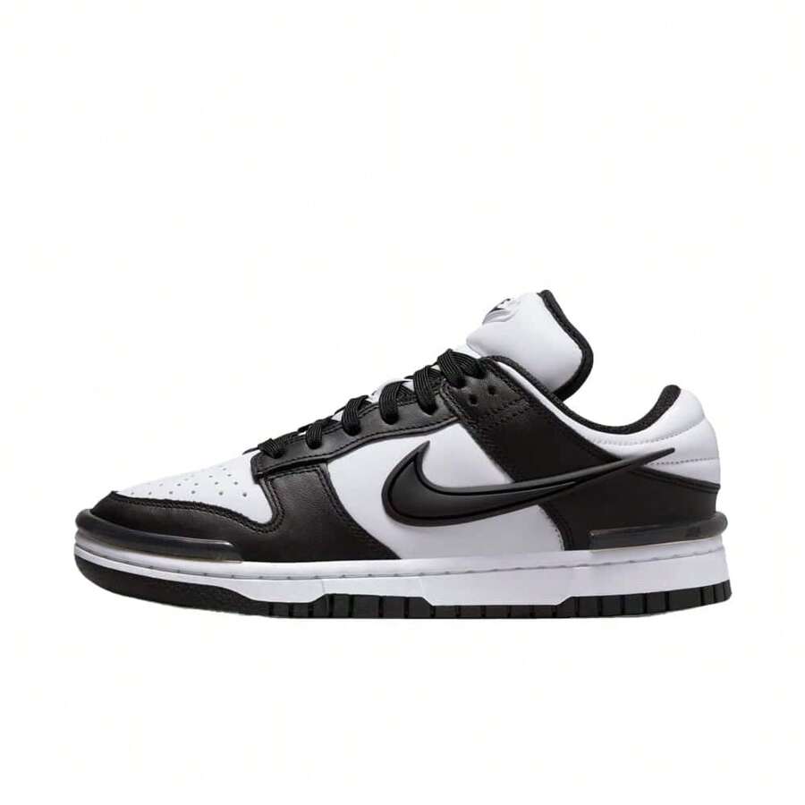 Nike Zapatos planos casuales y versátiles de color contrastante y cómodos para uso diario de mujeres - En blanco y negro - Ver 1