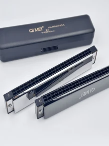 1pc 24 Hole C Key Harmonica - Ideal Choice For Adults And Students, Self-Learning Musical Instrument - Multicolor - View 7