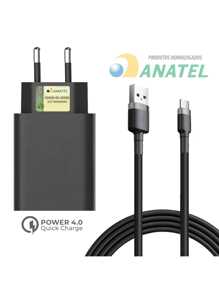 Carregador Rápido Turbo 30 w Tipo C Usb Compatível A20 A21 A30 A50 A70 A80