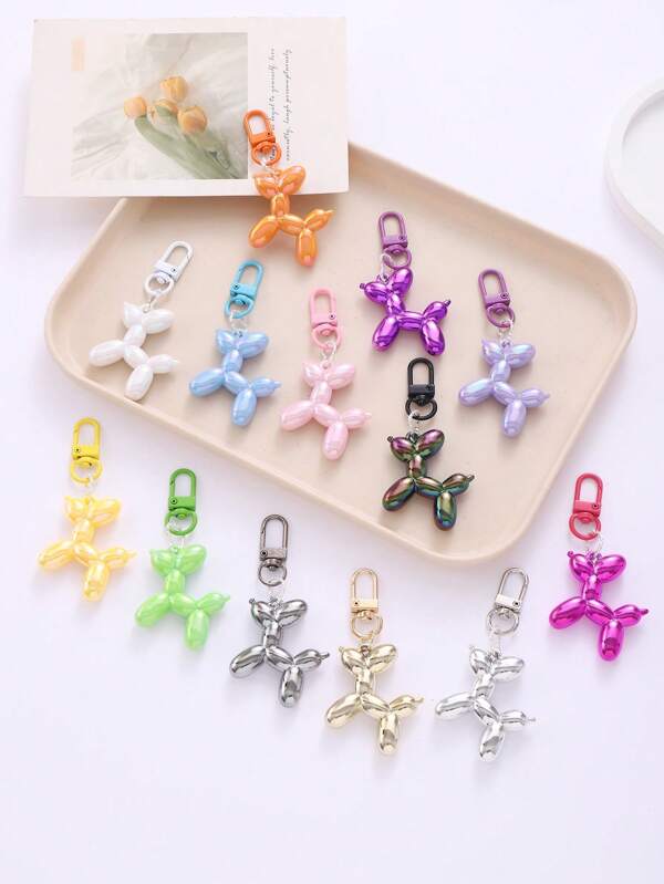 Creative New Acrylic Balloon Dog Bag Decoration, Fashionable And Versatile Cartoon Puppy